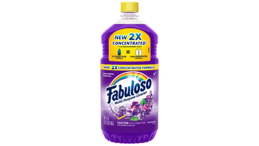 Recalled Fabuloso Multi-Purpose Cleaner 2X Concentrated Formula, Lavender Scent, 56 fl oz, 128 fl oz and 169 fl oz (Photo//CPSC)