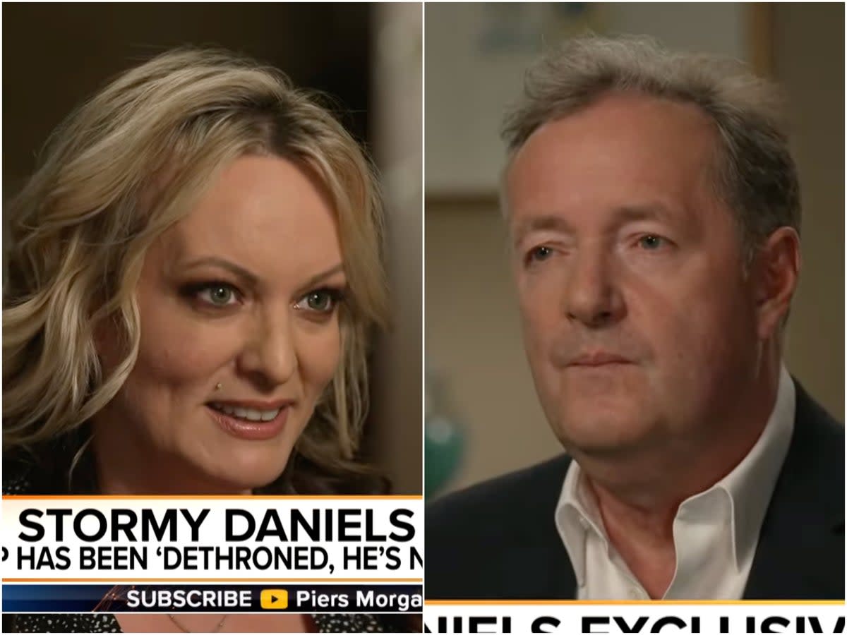 Stormy Daniels interviewed by Piers Morgan (TalkTV)