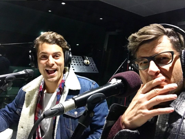 Osher was talking on his Hit105 radio show, where Matty J was a guest. Source: Instagram