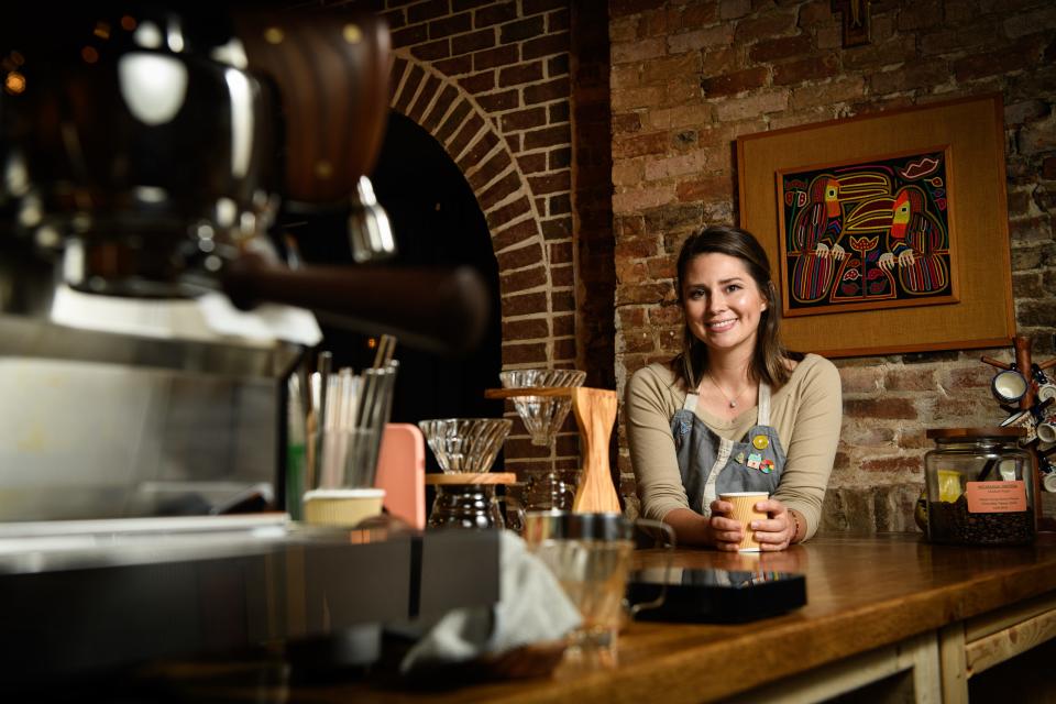 Annette Blanc, owner and operator of Personal Best Coffee at 103 Person St.