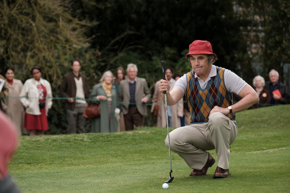 Mark Rylance as golfer Maurice Flitcroft in the Sony Pictures Classics release "The Phantom of the Open."