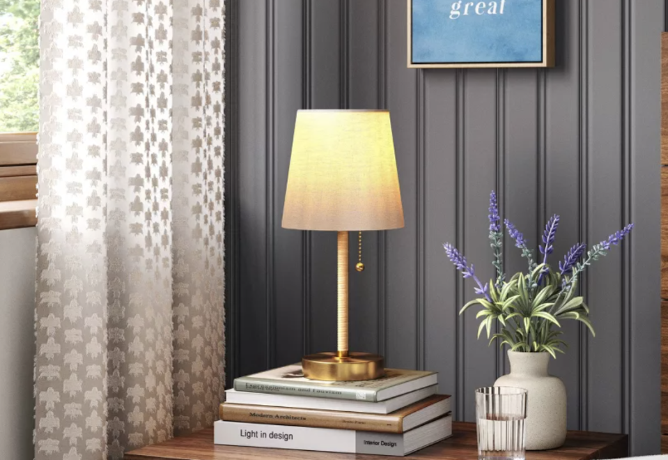 Target Mini Rattan Wrap Stick Table Lamp