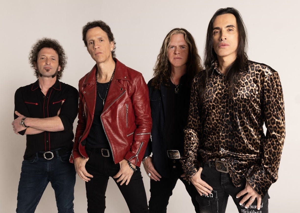 Nuno Bettencourt, far right, is the lead guitarist for the metal, funk and pop band Extreme. Scoring the No. 1 hit "More Than Words" in 1991, Extreme's new album, "Six" has received rave reviews for its diverse mix or rock and Bettencourt's guitar wizardry.