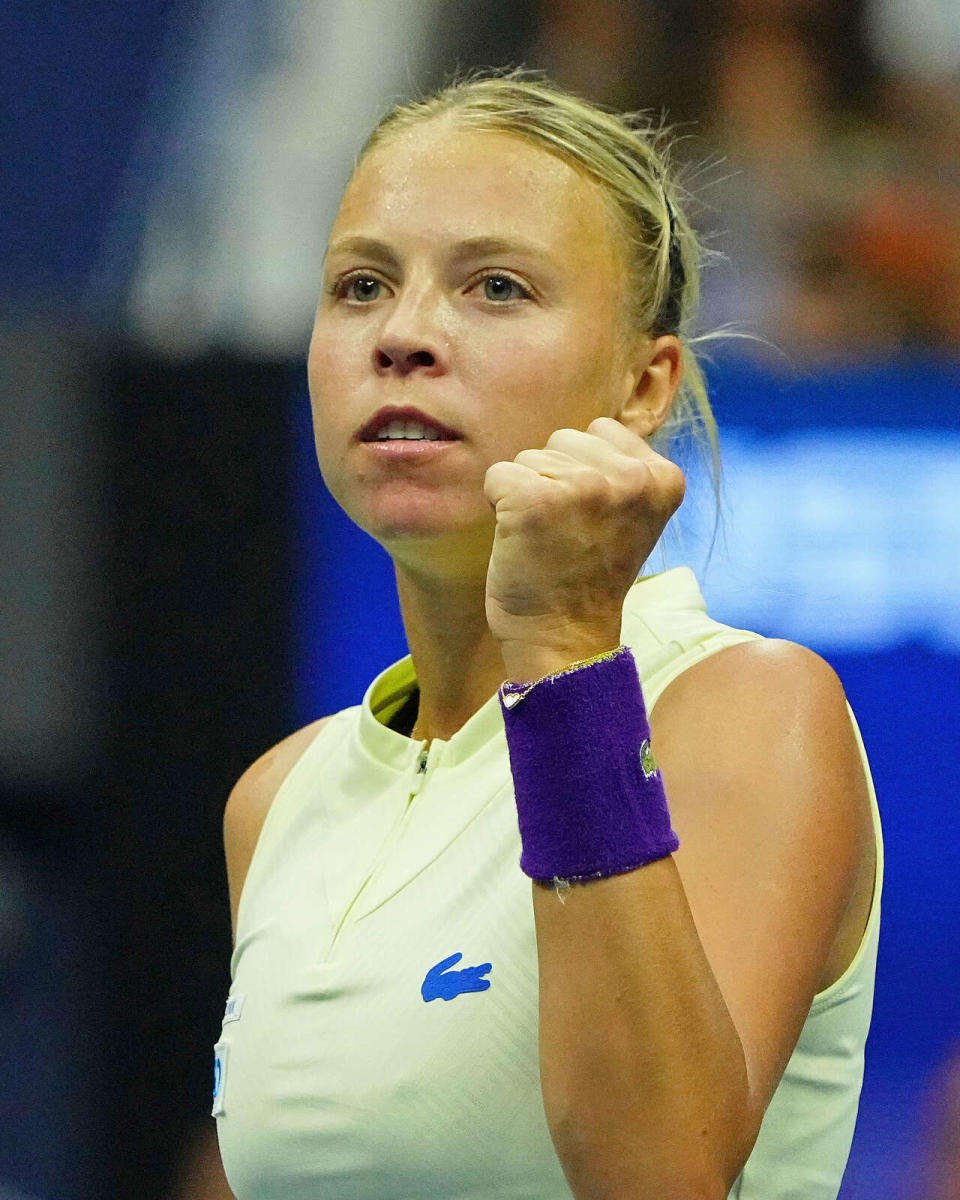 第2種子愛沙尼亞26歲猛將康塔薇特(Anett Kontaveit)。摘自美網推特