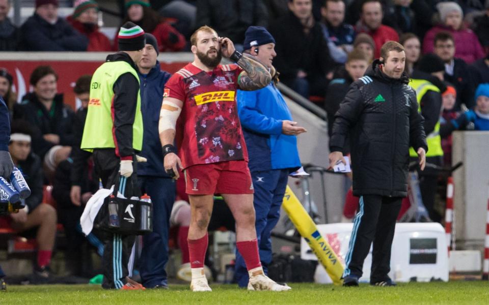 Joe Marler was sent off against Sale - Action Plus