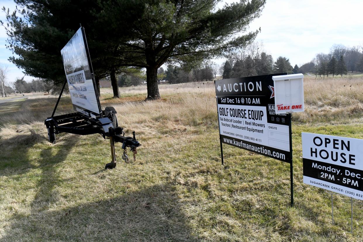 The former Seven Hills Country Club in Lake Township is going up for auction.