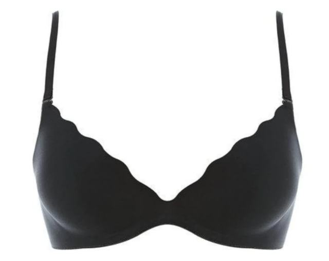 Elomi Sachi Underwire Plunge Gate Bra, Black