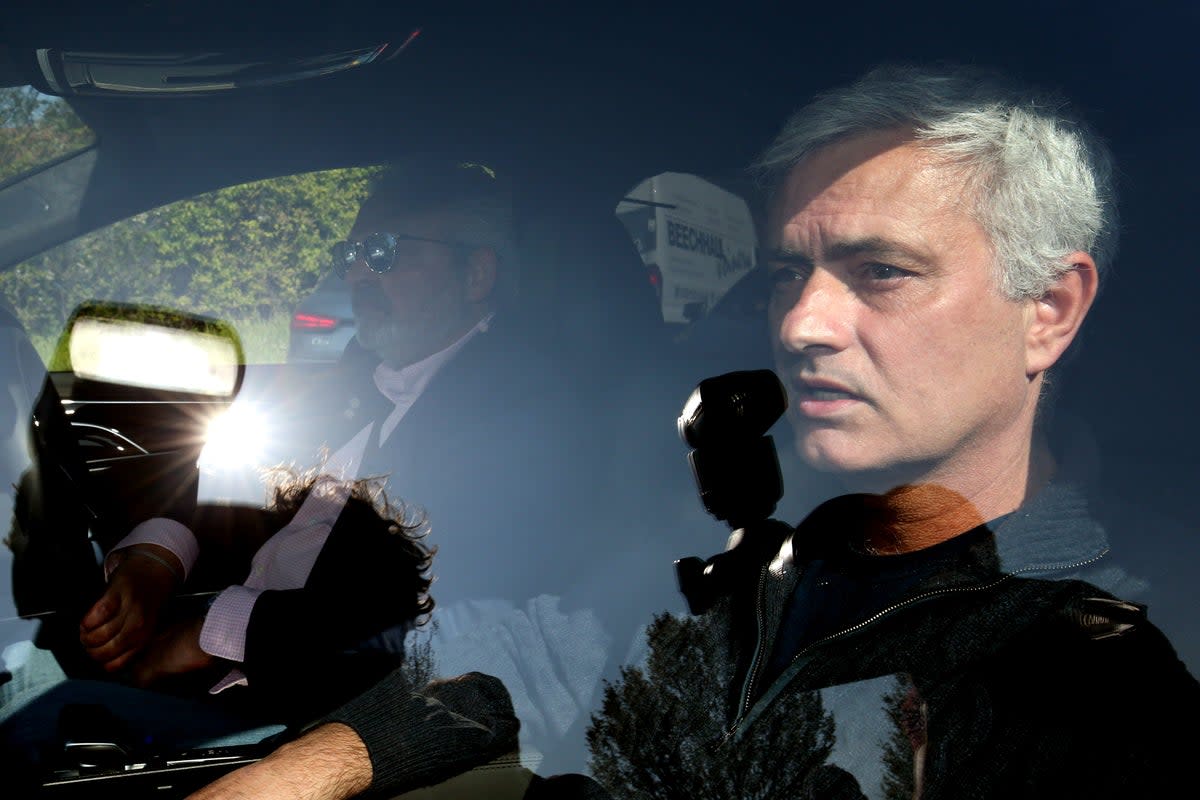 Jose Mourinho was sacked by Tottenham, on this day in 2021 (Jonathan Brady/PA) (PA Archive)