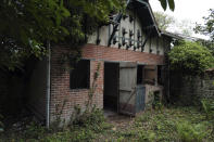 The pigeon garden loft of the 120 sq. meters (1,300 sq. feet) stone house where the Nobel-winning scientist couple Marie Sklodowska-Curie and Pierre Curie spent vacation and weekends from 1904-1906 in Saint-Remy-les-Chevreuse, on the south-west outskirts of Paris, France, Wednesday, May 12, 2021. Poland's prime minister Mateusz Morawiecki says he's given instructions for the government to buy 790,000 euro house in France, and said on Twitter Tuesday that the house, is a "part of Poland's history." (AP Photo/Francois Mori)