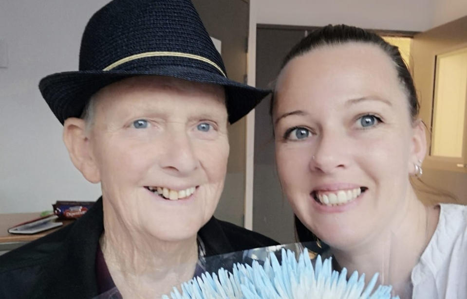 Gold Coast paramedics kind gesture of Macca's sundae for palliative care patient Ron McCartney.