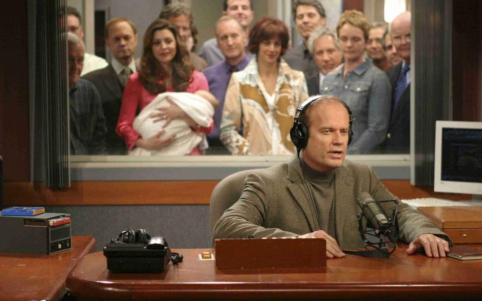 'Goodnight Seattle': Kelsey Grammer in the final episode of Frasier, which was watched by 33.7 million US viewers