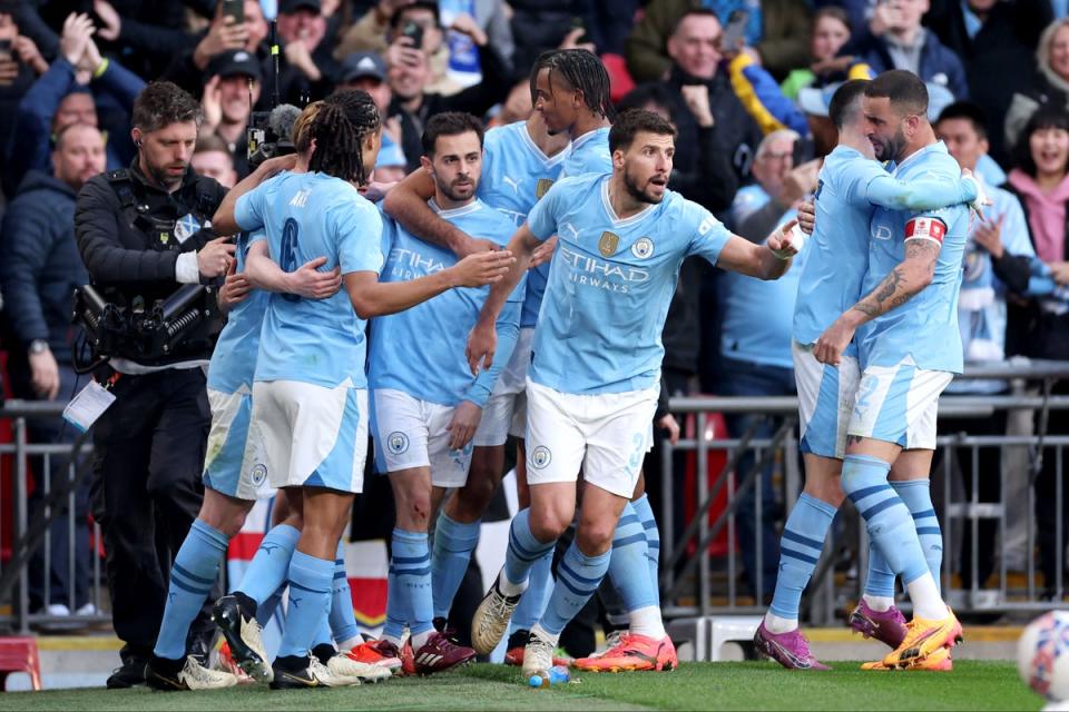 Manchester City reached the FA Cup final  (Getty Images)