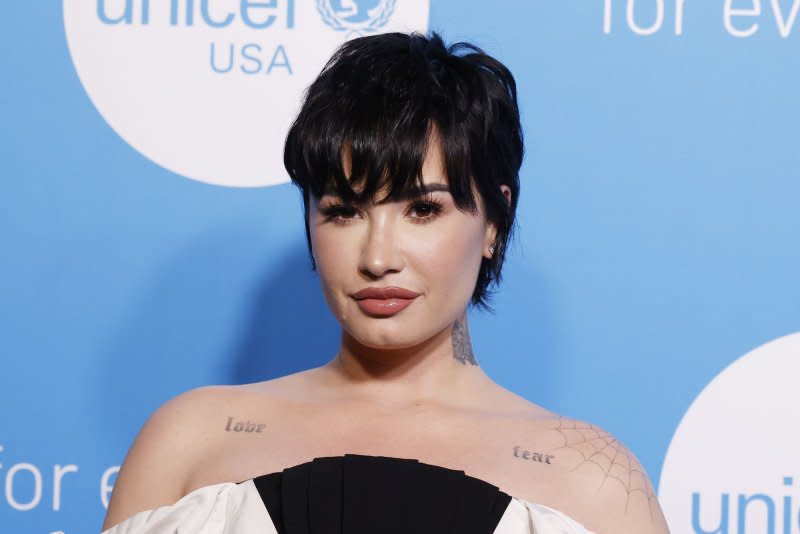 Demi Lovato attends the UNICEF Gala in 2022. File Photo by John Angelillo/UPI