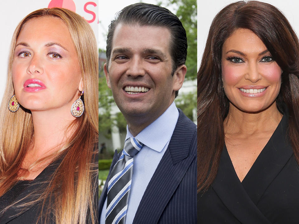 Vanessa Trump, Donald Trump Jr., and Kimberly Guilfoyle. (Photo: Getty Images)