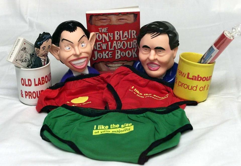 Ghastly: there is a potted industry on eBay for historic political merch (Getty)