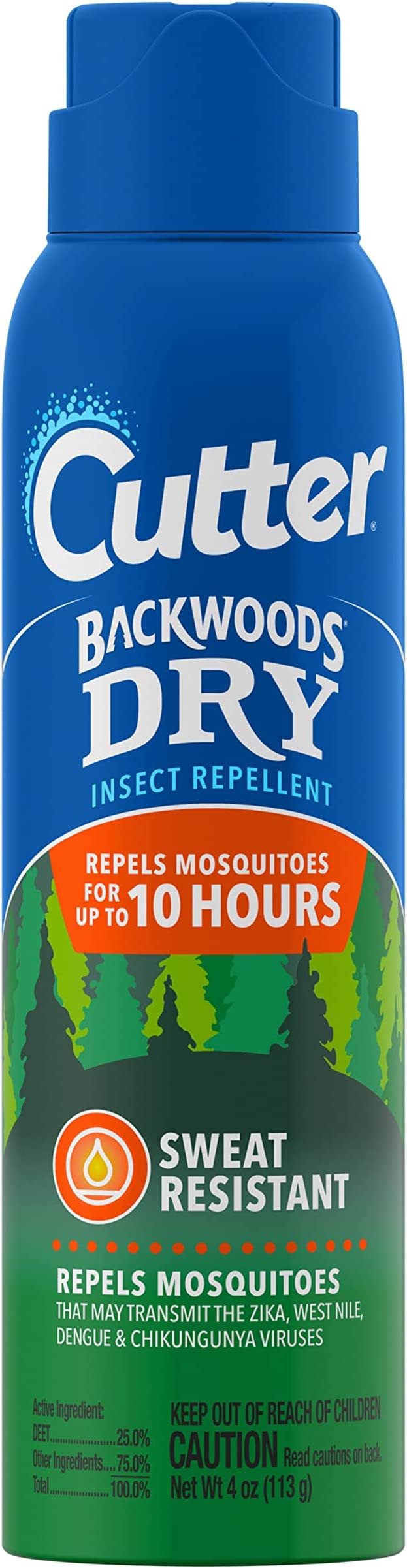 Cutter Backwoods Dry Insect Repellent - best insect repellent