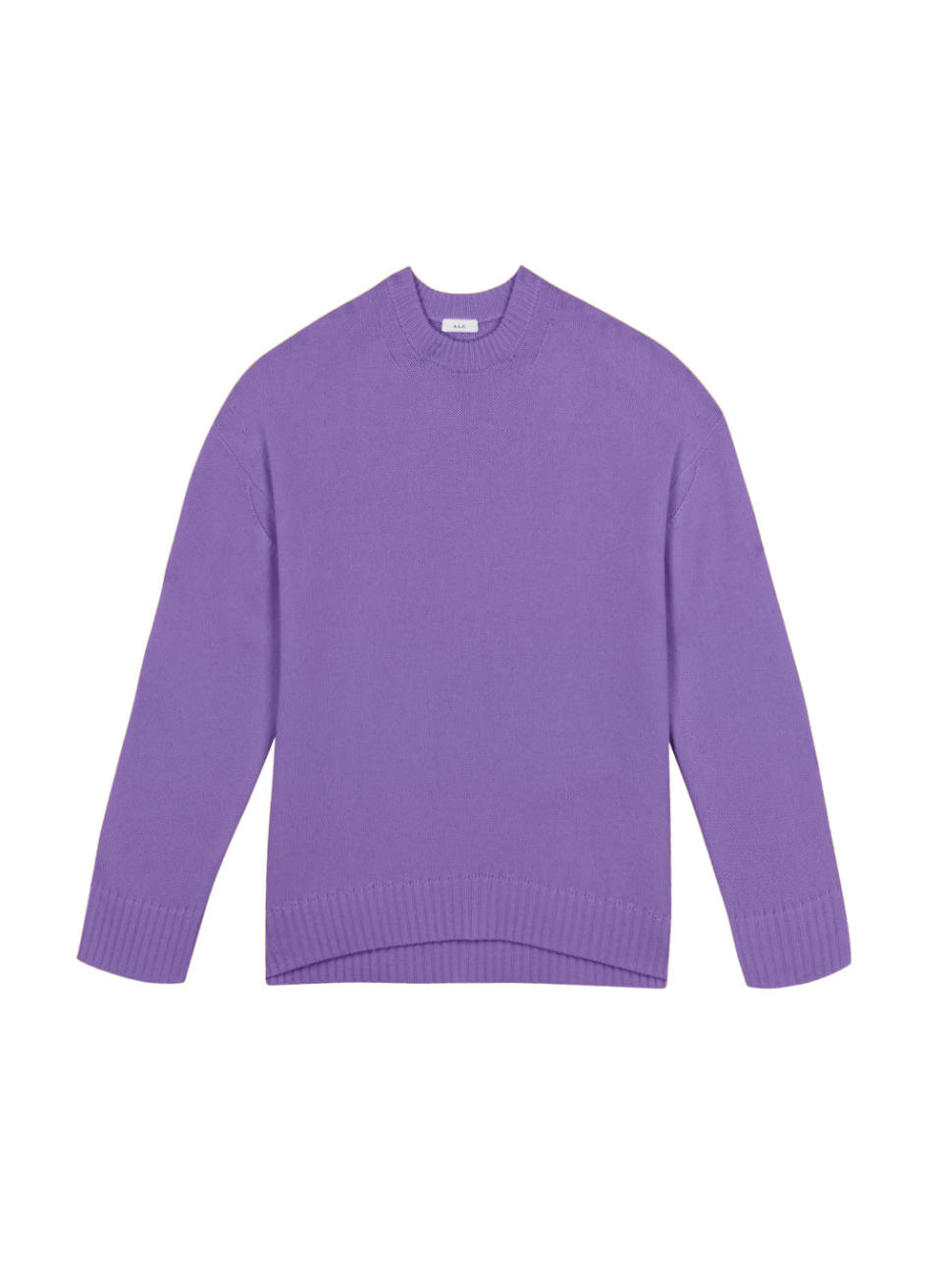 <p><a href="https://alcltd.com/collections/sweaters/products/ayden-sweater-bright-lilac" rel="nofollow noopener" target="_blank" data-ylk="slk:Shop Now;elm:context_link;itc:0;sec:content-canvas" class="link ">Shop Now</a></p><p>Ayden Wool Cashmere Sweater</p><p>alcltd.com</p><p>$495.00</p><span class="copyright">alcltd.com</span>