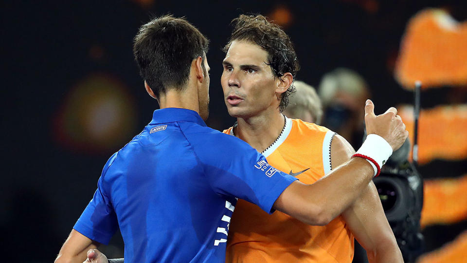 Nadal denies nerves were a factor in his defeat. Pic: Getty