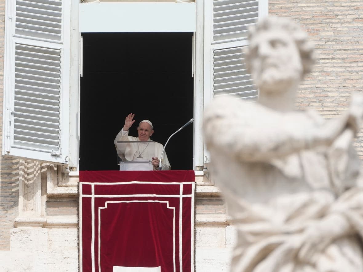 Indigenous leaders and residential school survivors in Saskatchewan called on Pope Francis to rescind the Doctrine of Discovery. The Archbishop of Canterbury, one of the highest officials in the Church of England, also recently promised to see what he could do about the doctrine. (Gregorio Borgia/The Associated Press - image credit)