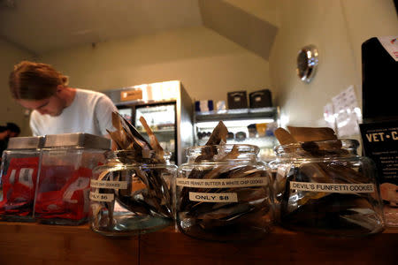 Edibles are pictured at Los Angeles Patients & Caregivers Group medicinal marijuana dispensary in West Hollywood, California U.S., October 18, 2016. Picture taken October 18, 2016. REUTERS/Mario Anzuoni