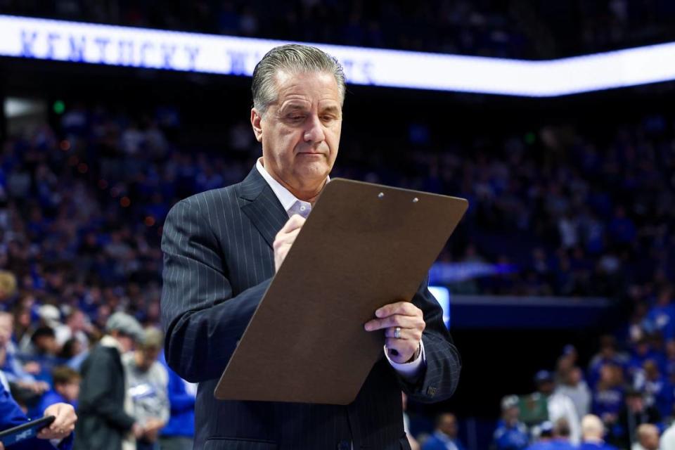 Kentucky head coach John Calipari appeared on his weekly radio show for the first time this season on Monday night.