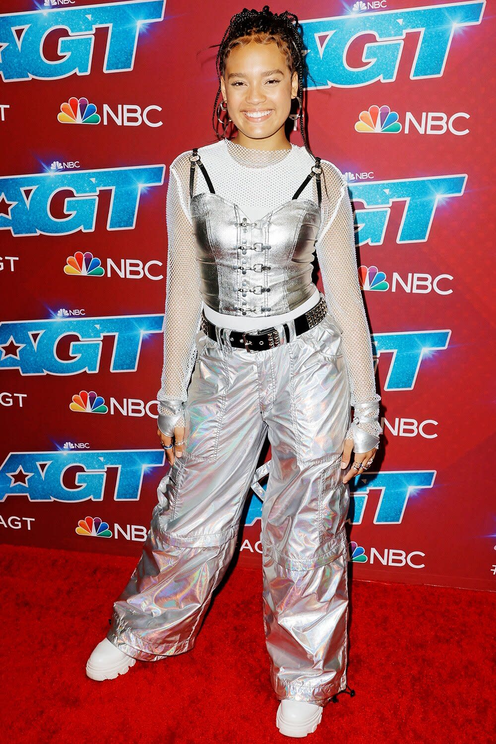 PASADENA, CALIFORNIA - AUGUST 23: Sara James attends the "America's Got Talent" Season 17 live show at Sheraton Pasadena Hotel on August 23, 2022 in Pasadena, California. (Photo by Kevin Winter/Getty Images)