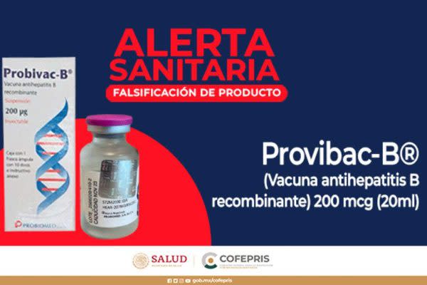 Falsificación vacuna antihepatitis