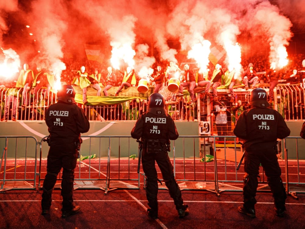 Die Braunschweiger Fans hatten im Derby randaliert