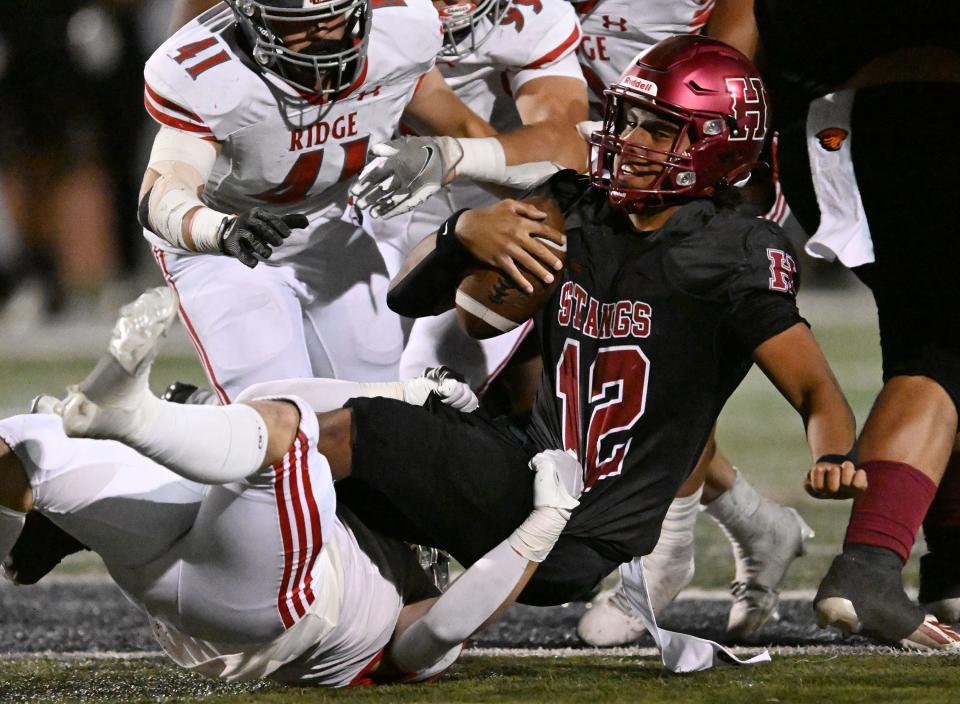 Mountain Ridge and Herriman play at Herriman on Friday, Sept. 29, 2023. | Scott G Winterton, Deseret News