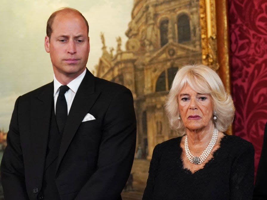 camilla and harry in 2012 and prince william and camilla in 2022