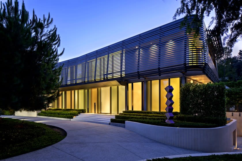 Architect William Hefner's Brise Soleil in Beverly Hills.