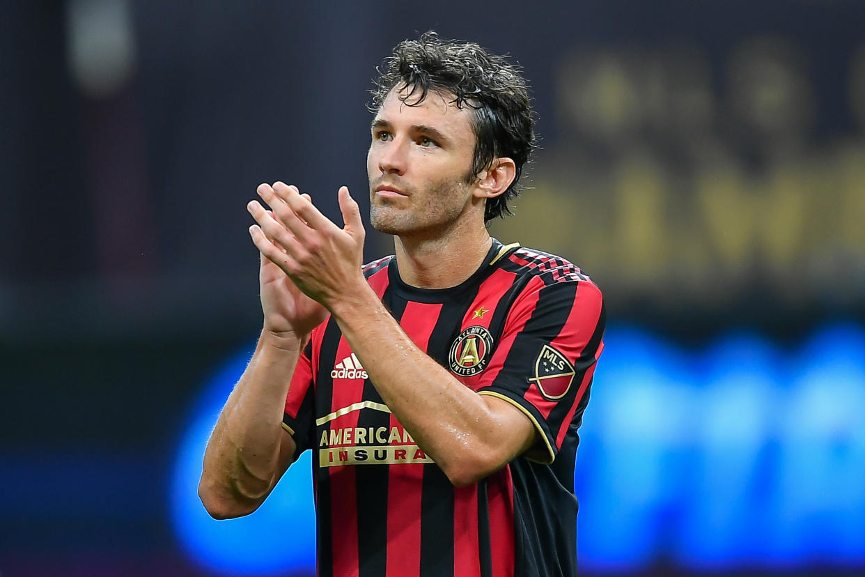 Atlanta United's Michael Parkhurst is retiring at season's end. (Rich von Biberstein/Getty)