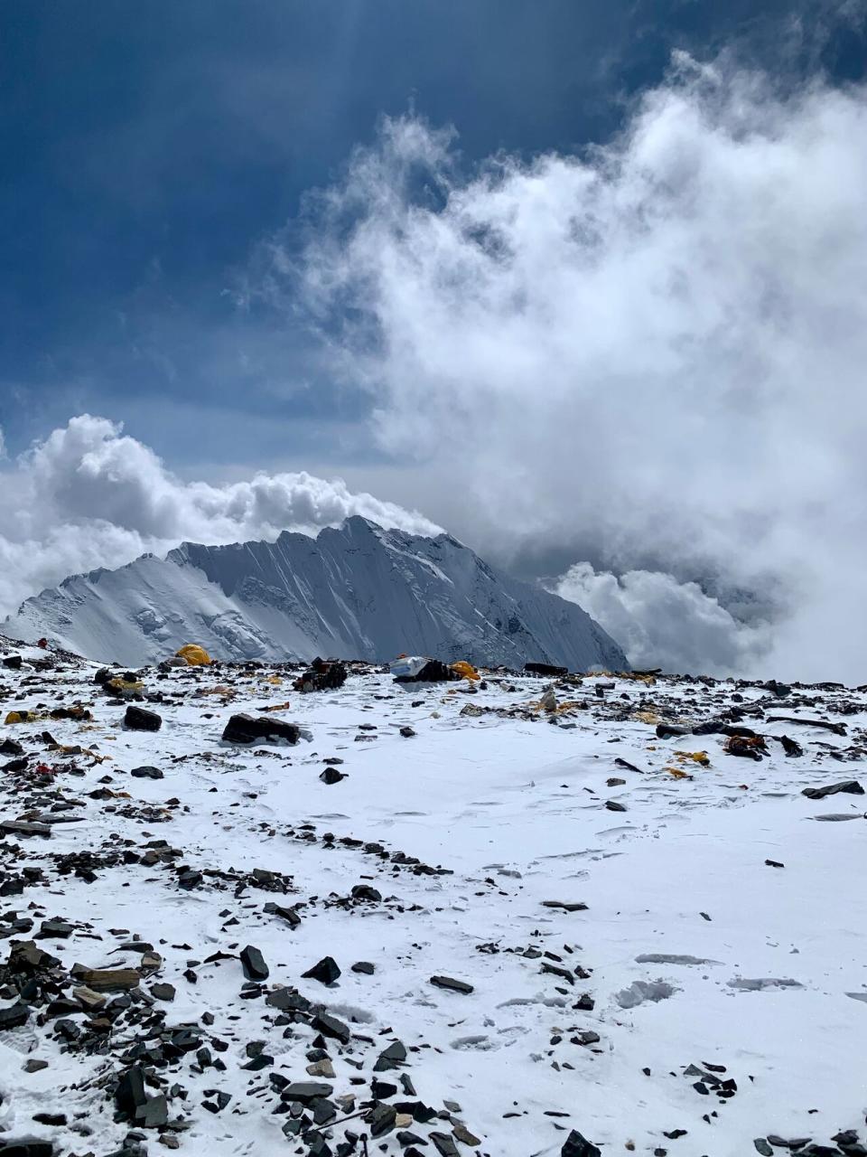 One of the camp's Warnez stayed at during his climb.