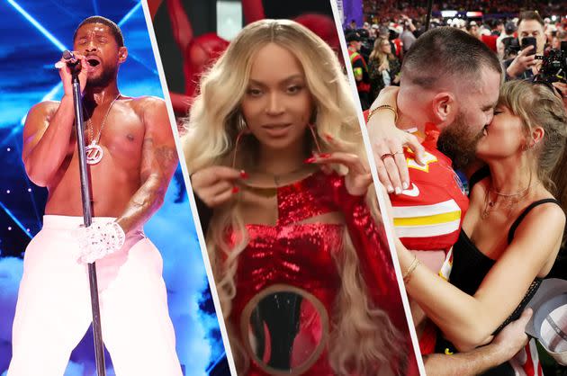 Usher, Beyoncé and Taylor Swift all made headlines during the 2024 Super Bowl