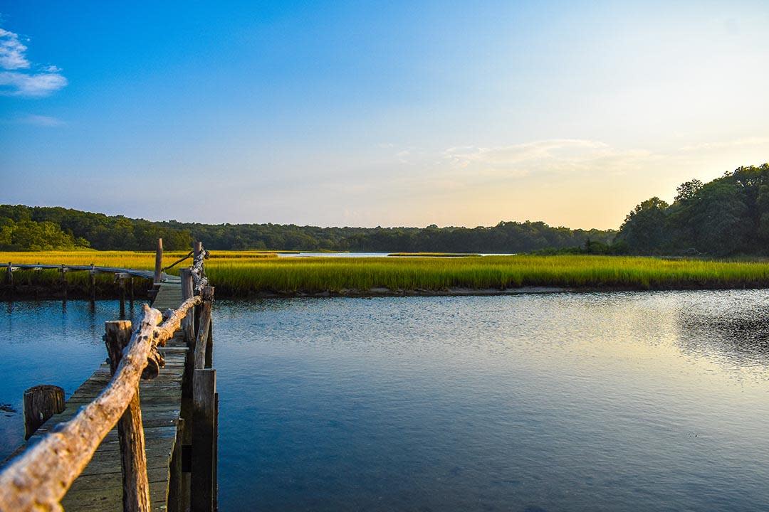 Sunrise on the Mashomic Preserve on Shelter Island, NY