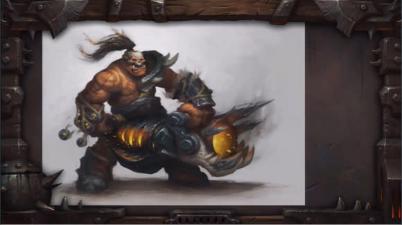 Warlords of Draenor Art Panel Orc
