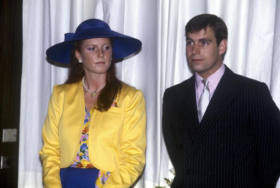 1987 : Le duc Andrew d'York et la duchesse Sarah Ferguson d'York