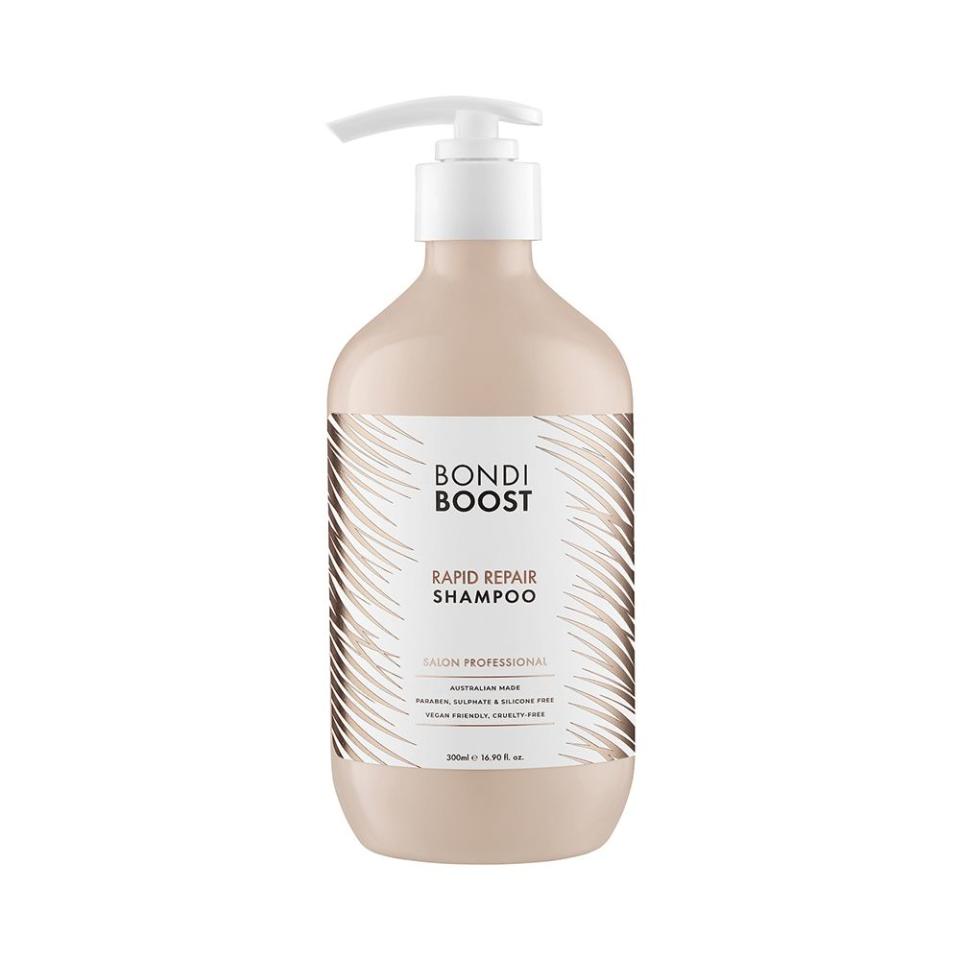 <p><a href="https://go.redirectingat.com?id=74968X1596630&url=https%3A%2F%2Fwww.sephora.com%2Fproduct%2Fbondi-boost-repair-strengthening-shampoo-for-very-dry-damaged-hair-P475061&sref=https%3A%2F%2Fwww.elle.com%2Fbeauty%2Fhair%2Fg46354259%2Fbest-shampoo-for-damaged-hair%2F" rel="nofollow noopener" target="_blank" data-ylk="slk:Shop Now;elm:context_link;itc:0;sec:content-canvas" class="link ">Shop Now</a></p><p>Rapid Repair Strengthening Shampoo </p><p>sephora.com</p><p>$30.00</p><span class="copyright">Courtesy of the brands</span>