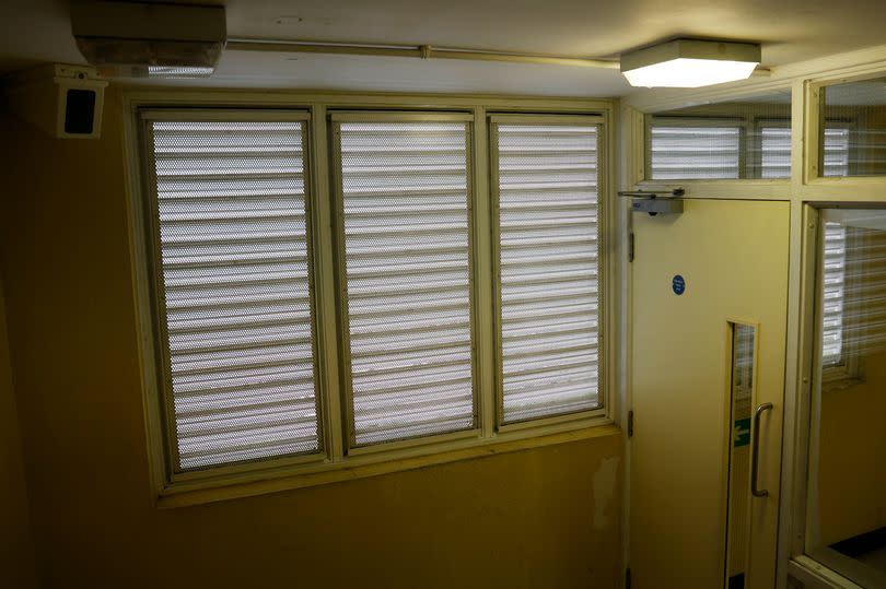 A general view inside of Harlech Tower in Acton, London,