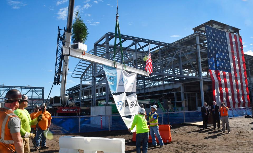 Work is underway on a $72 million passenger terminal expansion-renovation project at Melbourne Orlando International Airport, which is being done in part to accommodate TUI Airways service from the United Kingdom.