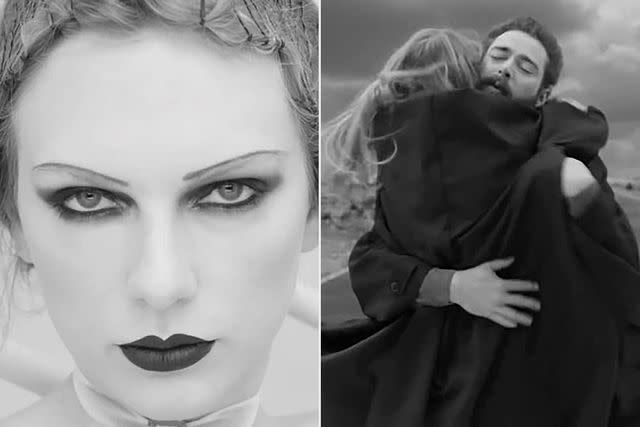 <p>taylor swift/instagram</p> Taylor Swift in her "Fortnight" music video