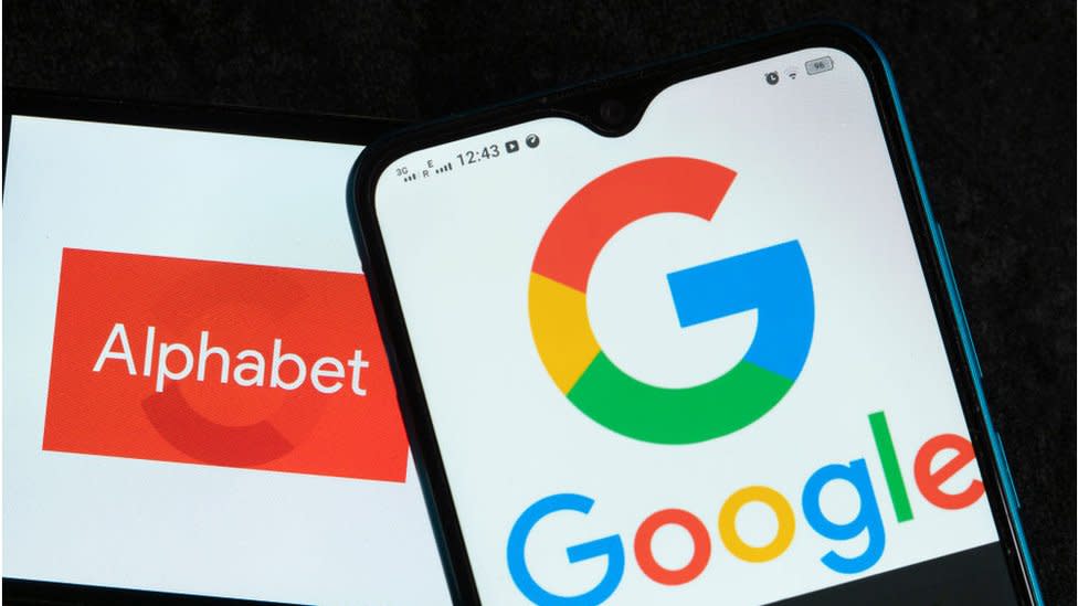 Alphabet and Google logos