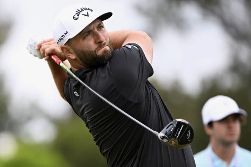 Jon Rahm of Spain is the latest golf star to leave the PGA Tour for the Saudi-funded LIV Golf Series. File Photo by Alex Gallardo/UPI