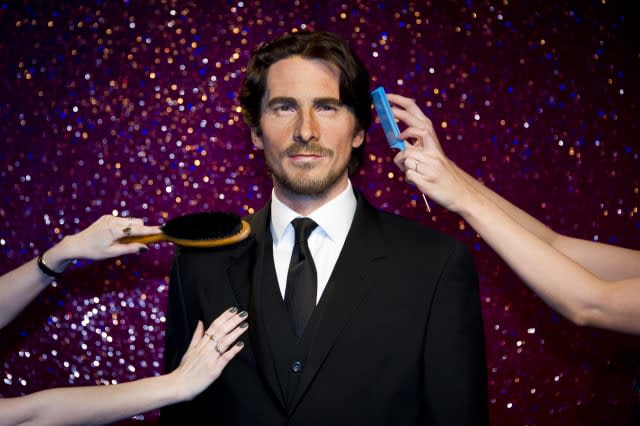 Christian Bale waxwork at Madame Tussauds