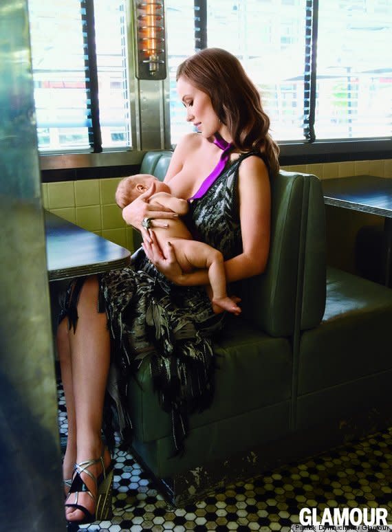 In the September 2014 issue of <a href="http://www.huffingtonpost.com/2014/08/05/olivia-wilde-breastfeeds-glamour_n_5650596.html" target="_blank">Glamour magazine, actress Olivia Wilde said</a>: "Breastfeeding is the most natural thing. I don’t know, now it feels like Otis should always be on my breast."  