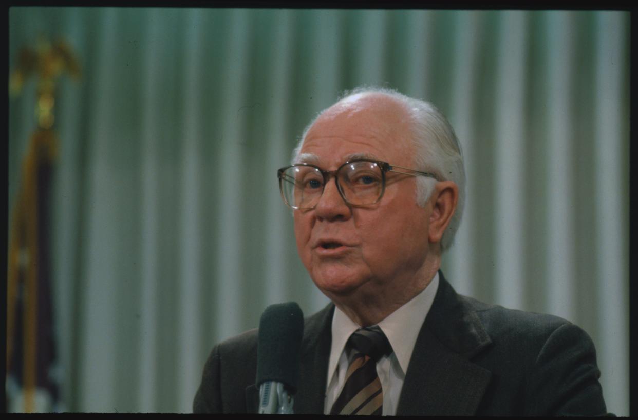 Washington, D. C.: Close up of John M. Murphy, U. S. Rep. involved in Abscam inquiry.