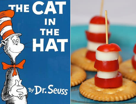 Tomato and Cheese "Cat in the Hat" Hats