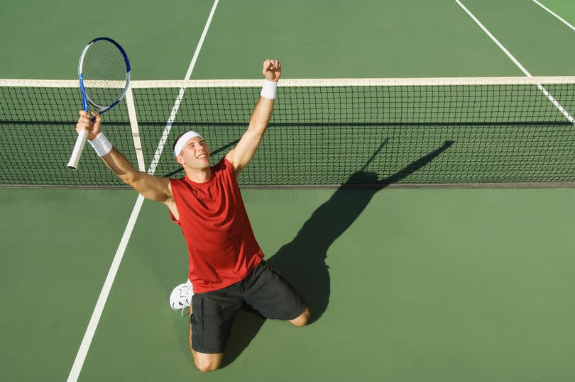 Two tennis courts in West Byfleet are getting renovated -Credit:Getty