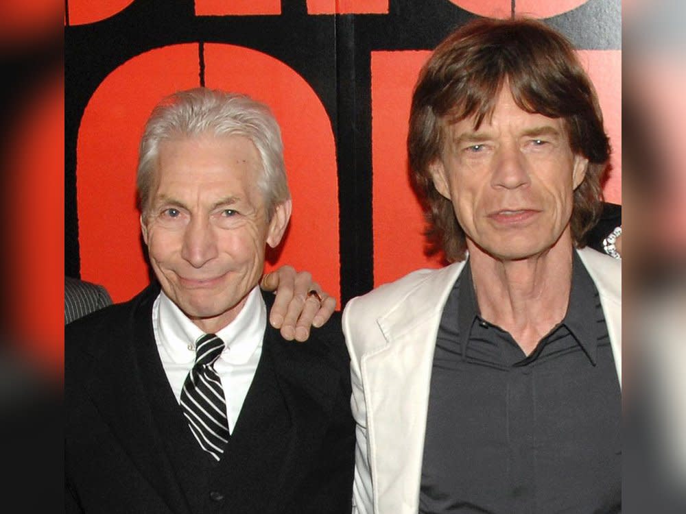 Charlie Watts (l.) und Mick Jagger waren Freunde und Bandkollegen. (Bild: Everett Collection/Shutterstock.com)