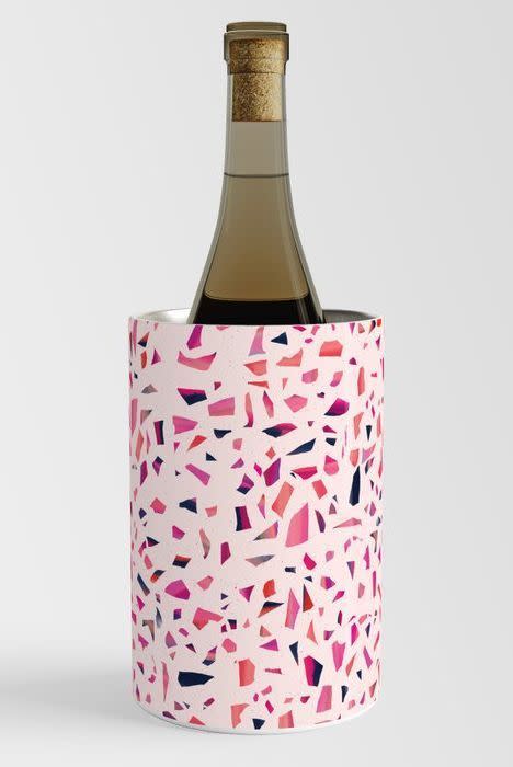 Pink Terrazzo Wine Chiller